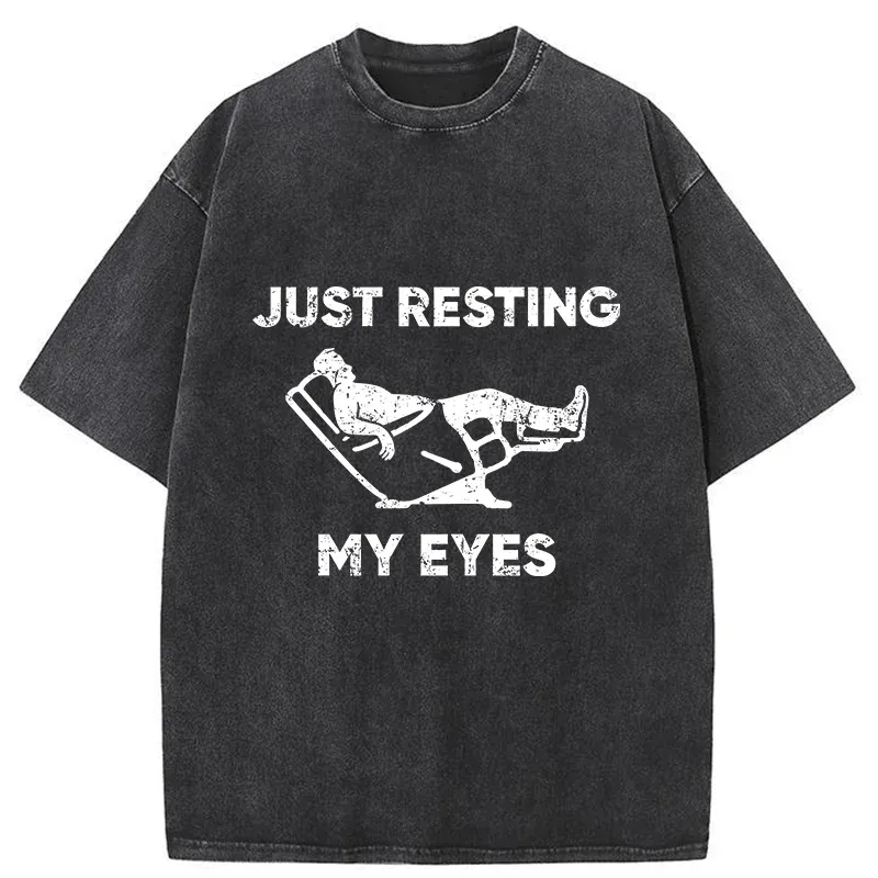 Tokyo-Tiger Give Your Eyes A Rest Washed T-Shirt Sale