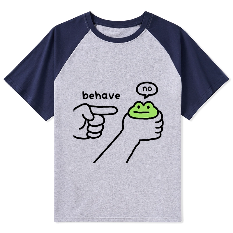 Tokyo-Tiger Dishonest Frog Raglan T-shirt