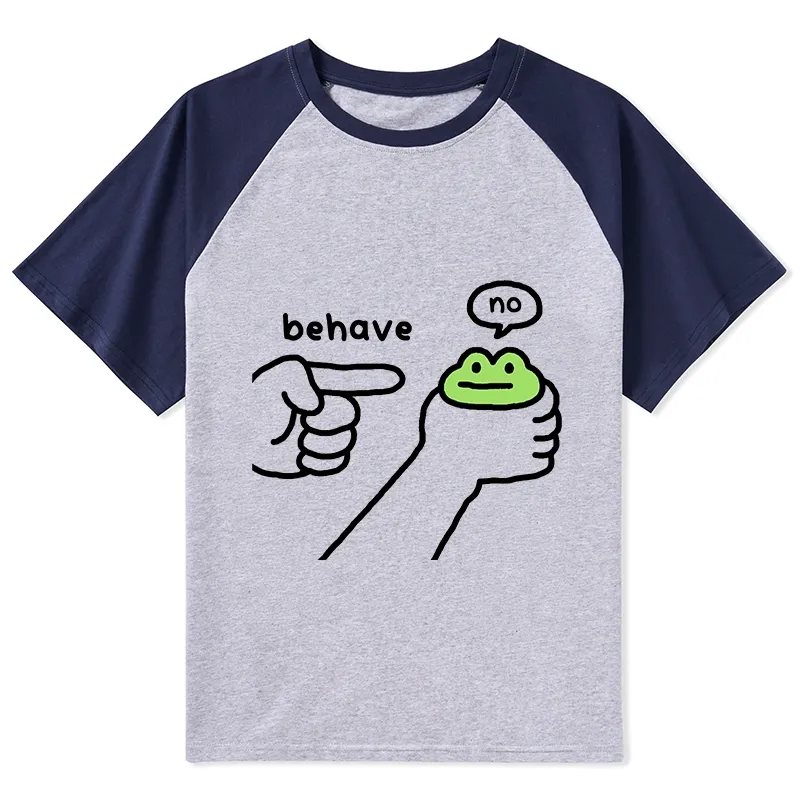 Tokyo-Tiger Dishonest Frog Raglan T-shirt