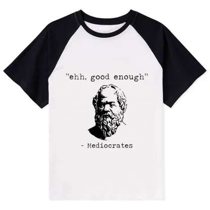 Tokyo-Tiger Mediocrates Meme Raglan T-shirt
