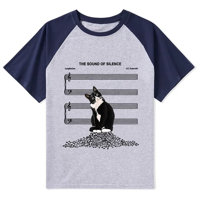 Tokyo-Tiger The Sound Of Silence Raglan T-shirt