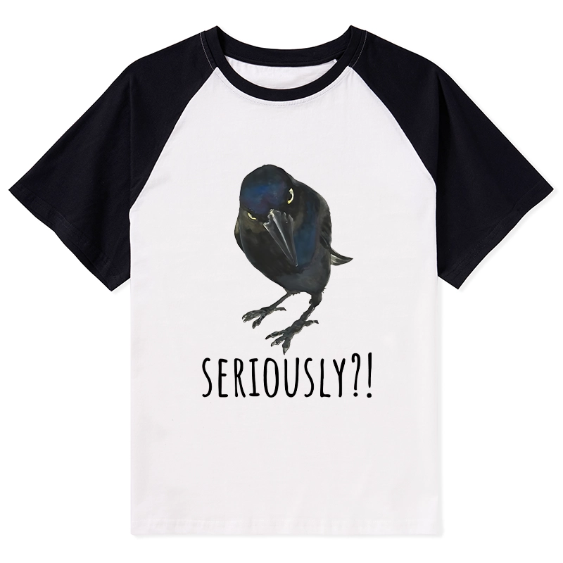 Tokyo-Tiger Raven's Question Raglan T-shirt