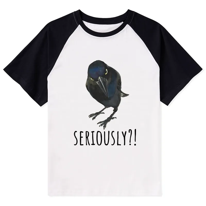 Tokyo-Tiger Raven's Question Raglan T-shirt