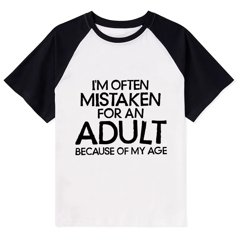 Tokyo-Tiger Old In Age But Young At Heart Raglan T-shirt