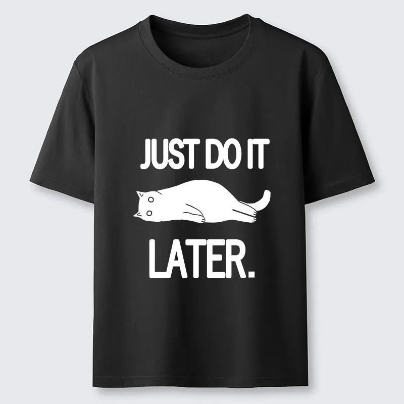 Tokyo-Tiger Just Do It Later Cat Classic T-Shirt