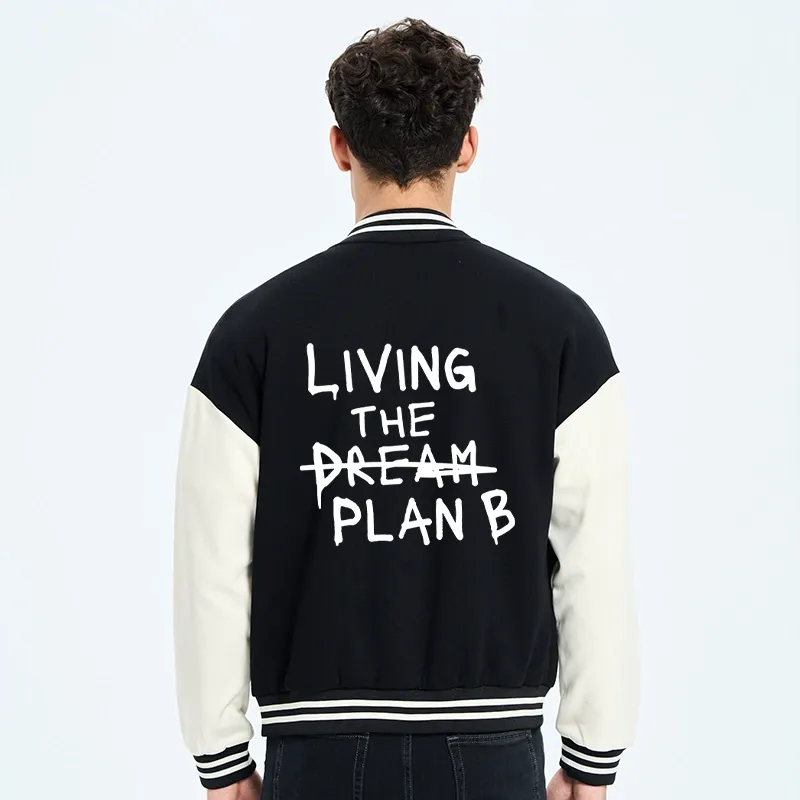 Tokyo-Tiger Implement Plan B Embroidery Varsity Jacket