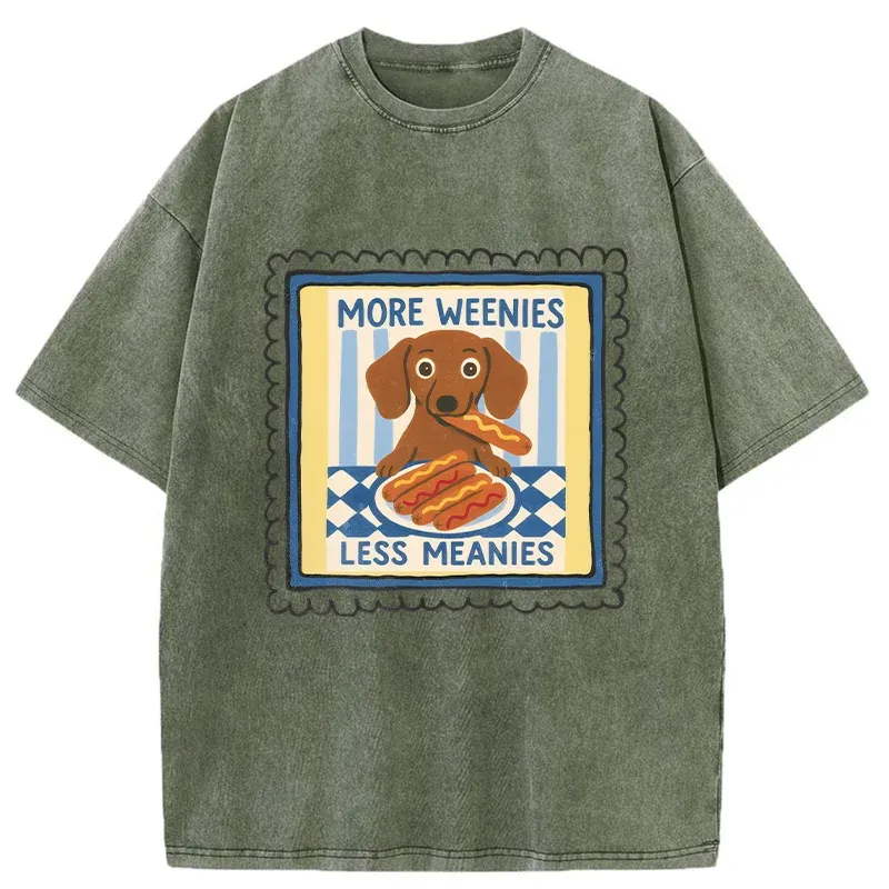 Tokyo-Tiger More Weenies Less Meanies Washed T-Shirt Sale