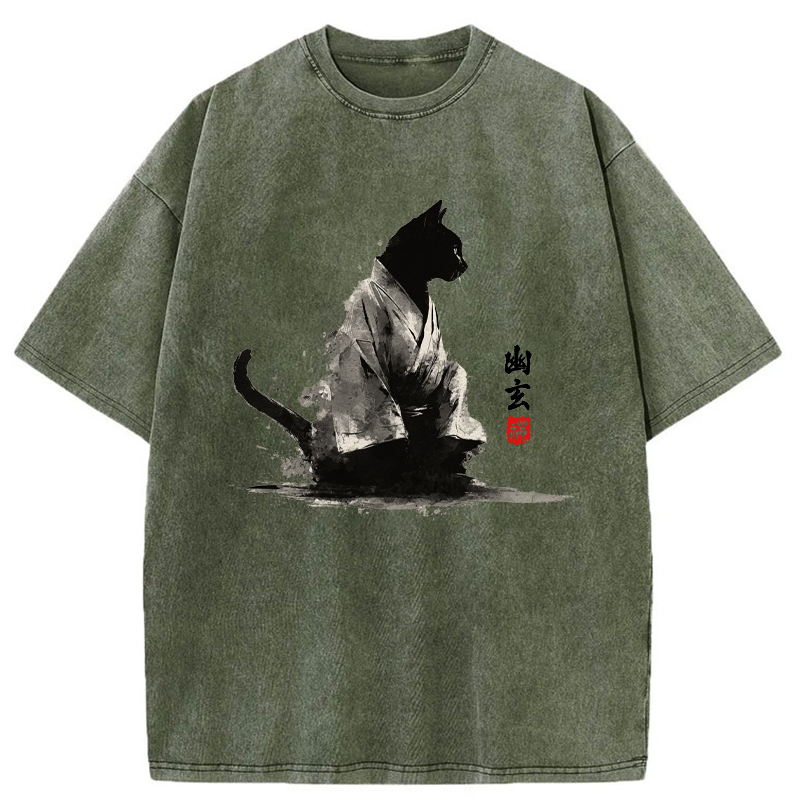 Tokyo-Tiger Depths Of Stillness Washed T-Shirt