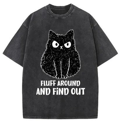 Tokyo-Tiger Consequences Of Fooling Around Washed T-Shirt