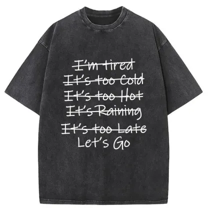 Tokyo-Tiger Let's Go Excitation Washed T-Shirt