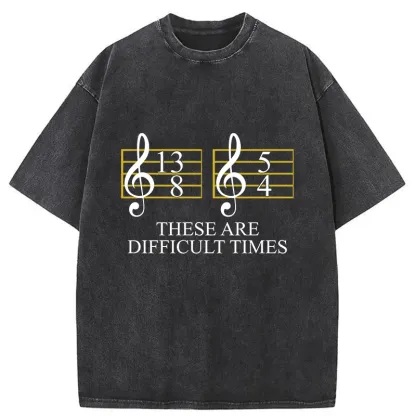 Tokyo-Tiger During Difficult Times Washed T-Shirt