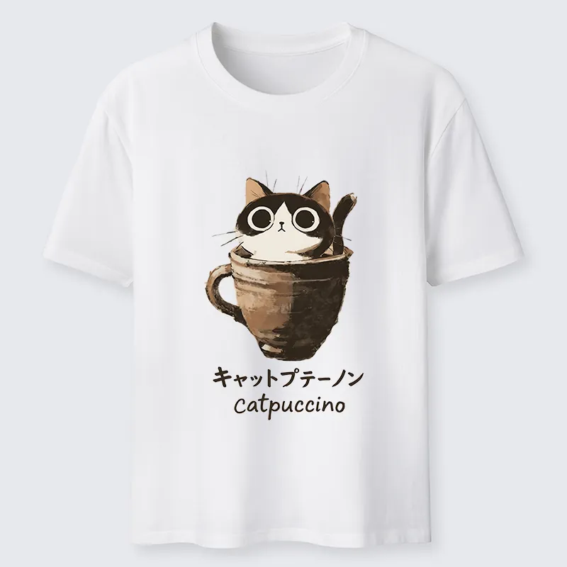 Tokyo-Tiger Cat Cappuccino Classic T-Shirt