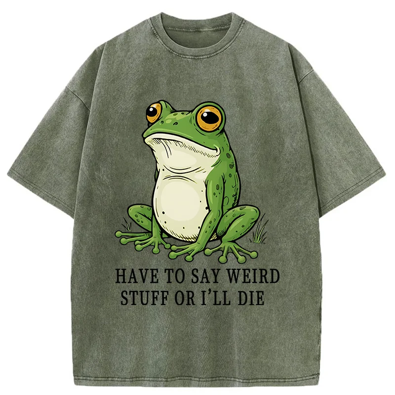 Tokyo-Tiger Strange Frog Washed T-Shirt