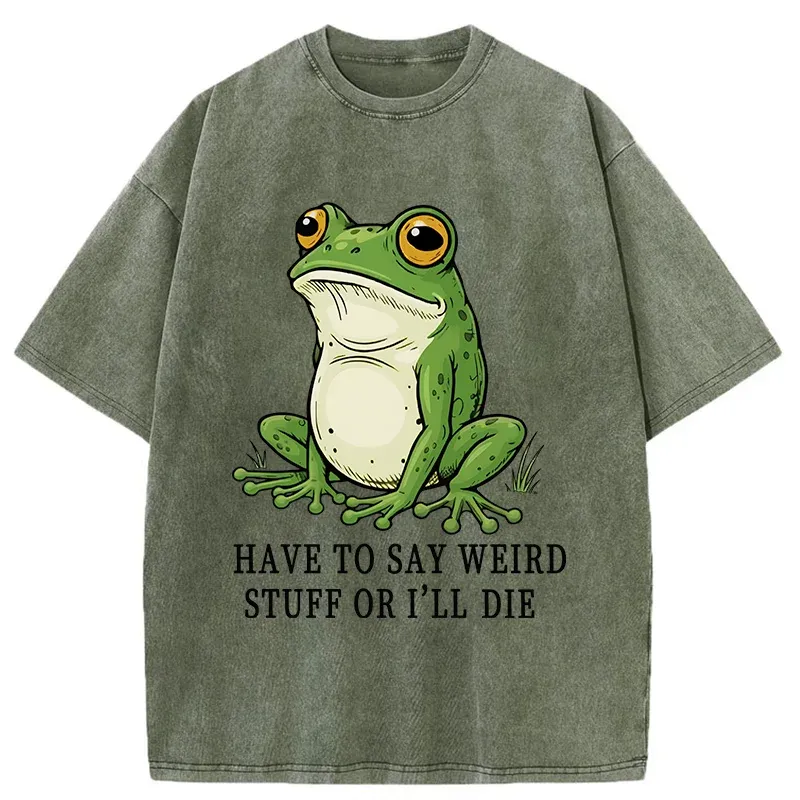Tokyo-Tiger Strange Frog Washed T-Shirt