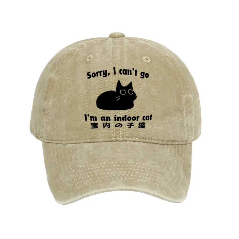 Tokyo-Tiger Indoor Kitten Washed Cap