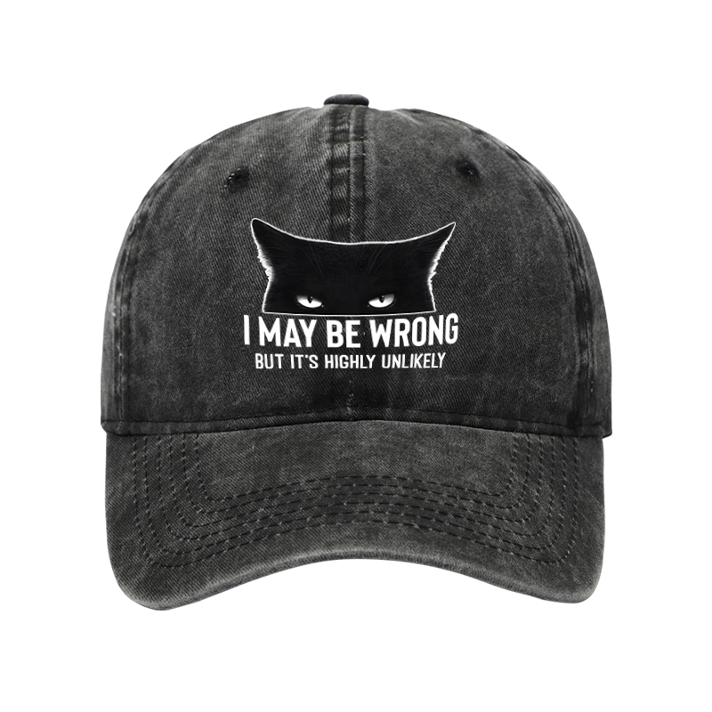 Tokyo-Tiger Cat Can Do No Wrong Washed Cap