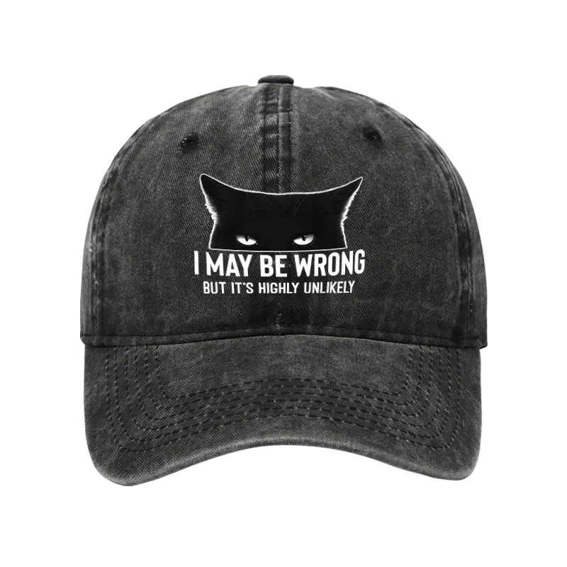 Tokyo-Tiger Cat Can Do No Wrong Washed Cap