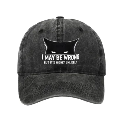 Tokyo-Tiger Cat Can Do No Wrong Washed Cap