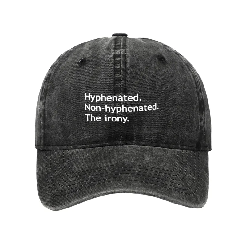 Tokyo-Tiger Hyphenated Funny Washed Cap