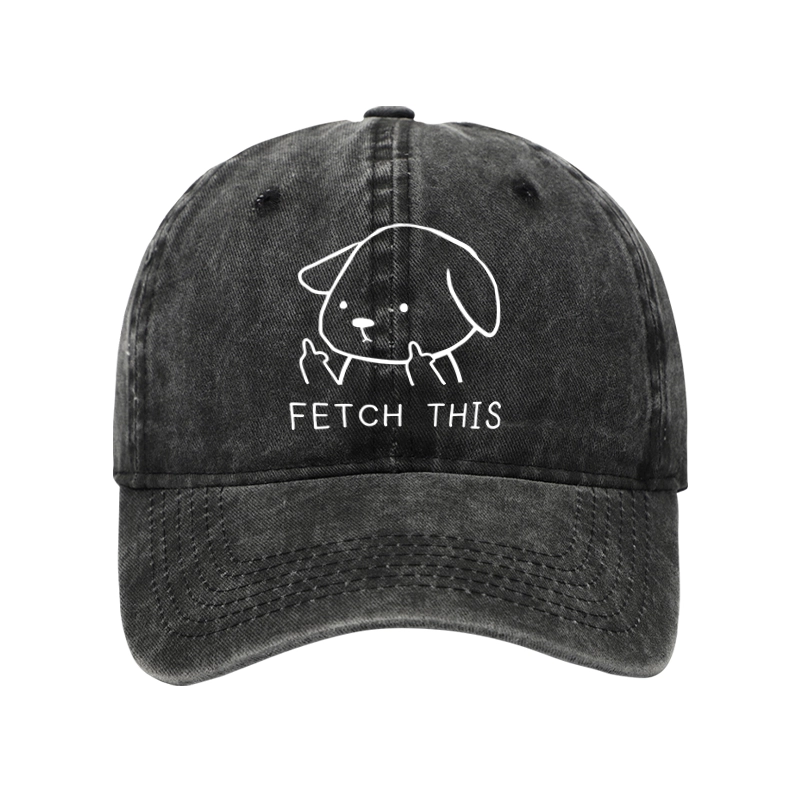 Tokyo-Tiger Fetch This Dog Washed Cap