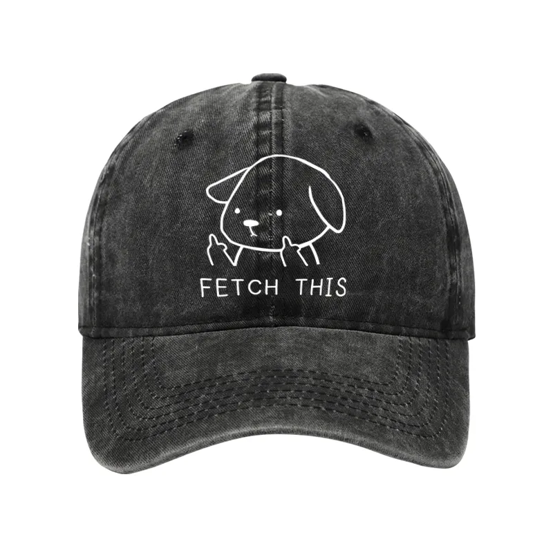 Tokyo-Tiger Fetch This Dog Washed Cap