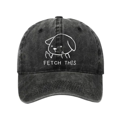 Tokyo-Tiger Fetch This Dog Washed Cap