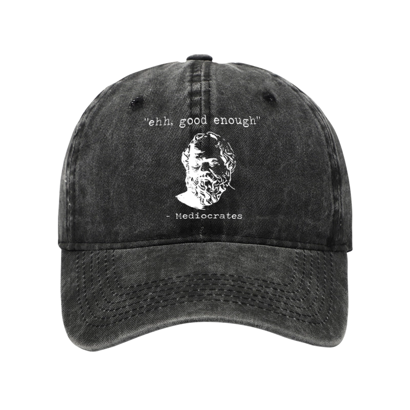 Tokyo-Tiger Mediocrates Meme Washed Cap