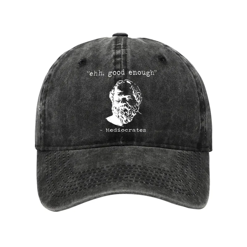 Tokyo-Tiger Mediocrates Meme Washed Cap