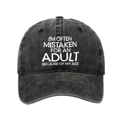 Tokyo-Tiger Old In Age But Young At Heart Washed Cap