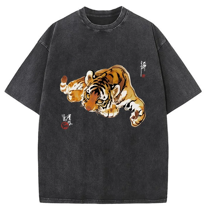Tokyo-Tiger Tiger Cub Washed T-Shirt