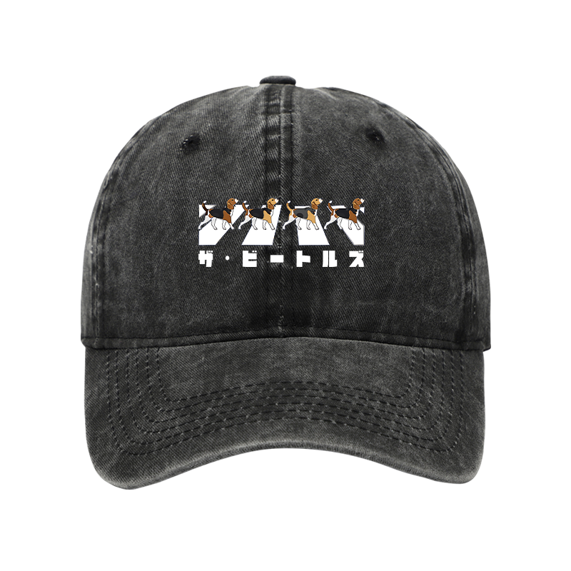 Tokyo-Tiger Walking Beagles Washed Cap