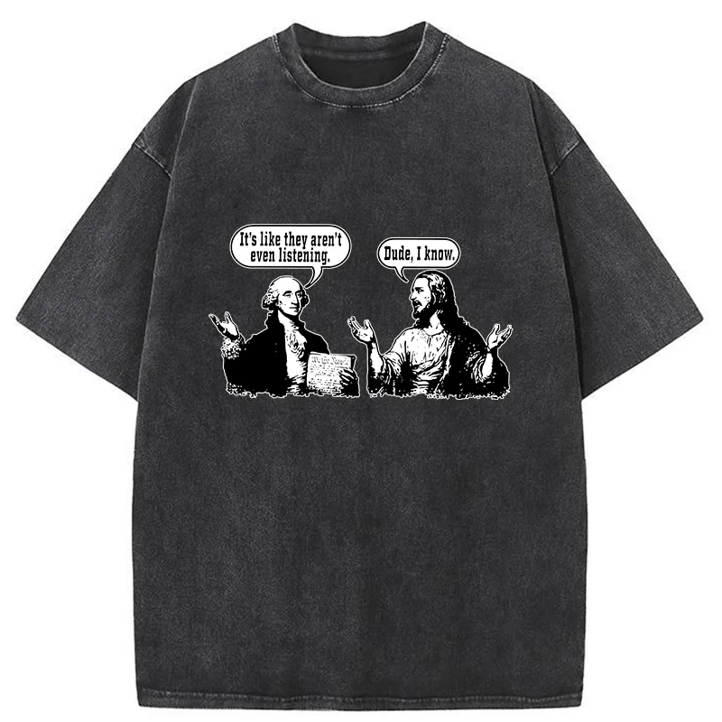 Tokyo-Tiger Pretending To Be Deaf And Dumb Washed T-Shirt