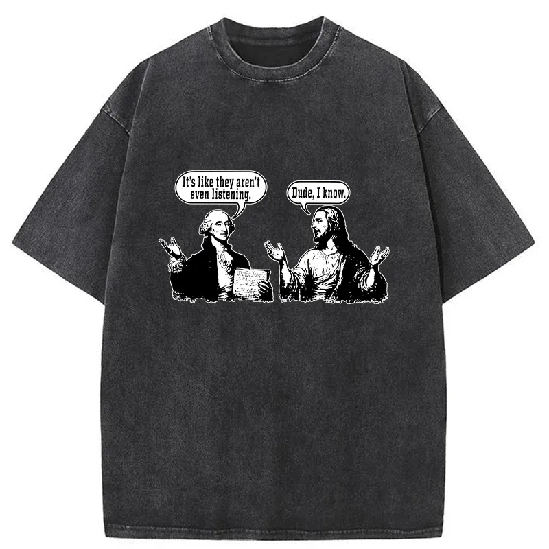 Tokyo-Tiger Pretending To Be Deaf And Dumb Washed T-Shirt