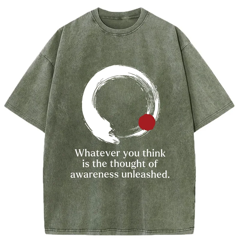 Tokyo-Tiger Zen Thought Washed T-Shirt