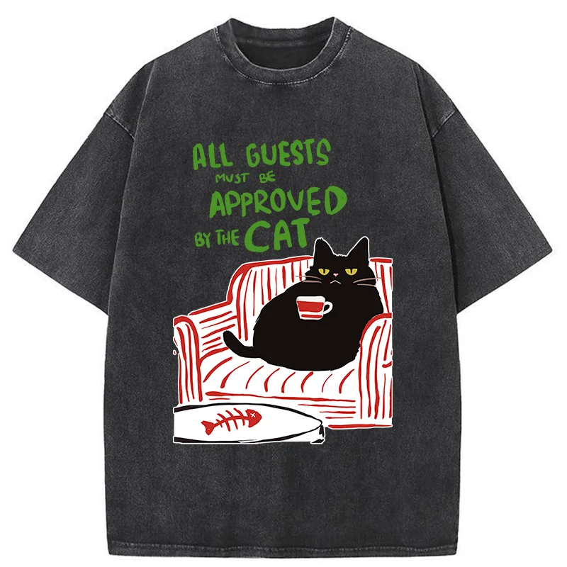 Tokyo-Tiger Cat Is The Master Of The House Washed T-Shirt