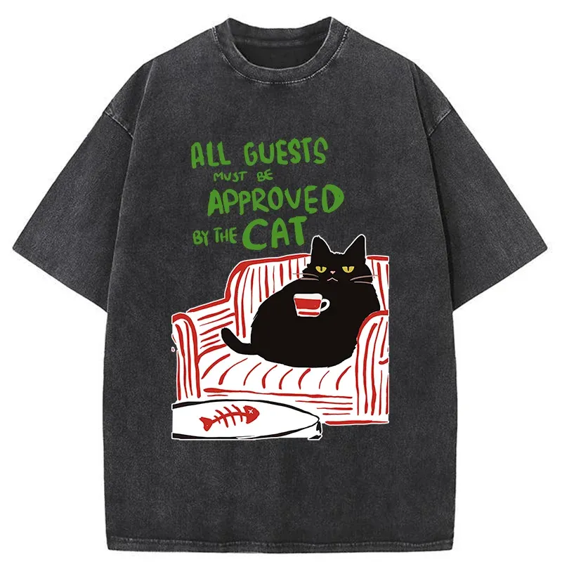 Tokyo-Tiger Cat Is The Master Of The House Washed T-Shirt