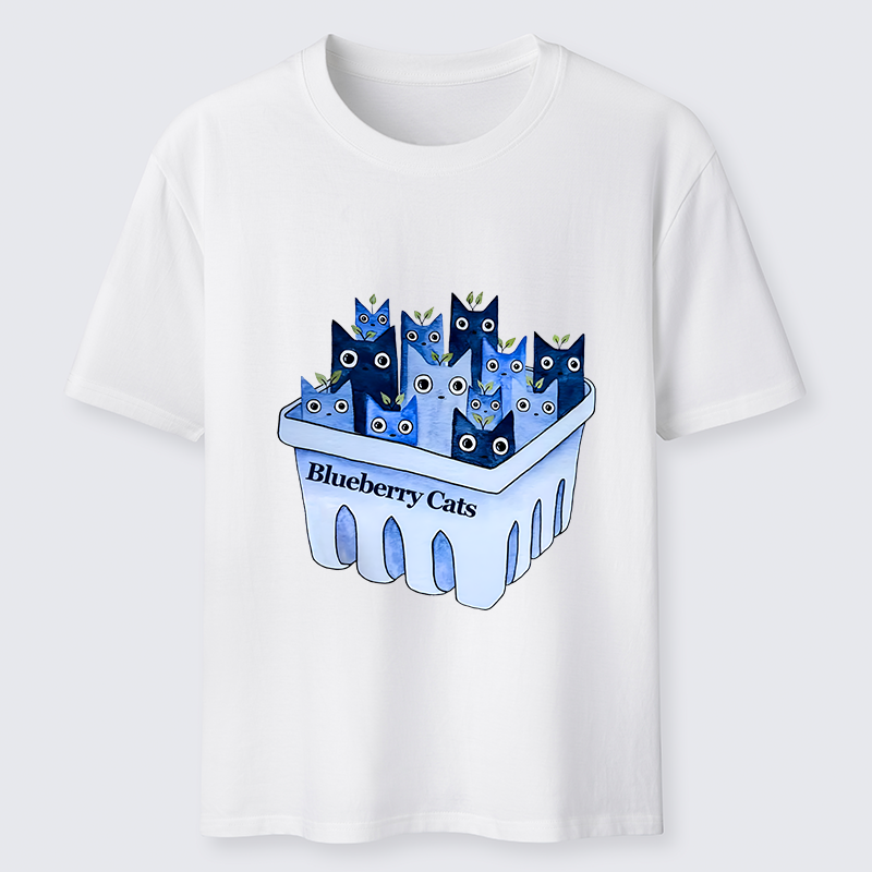 Tokyo-Tiger Blueberry Cats Classic T-Shirt