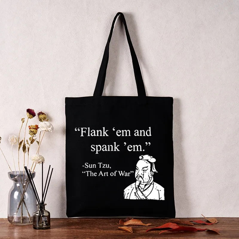 Tokyo-Tiger The Art Of War Funny Tote Bag