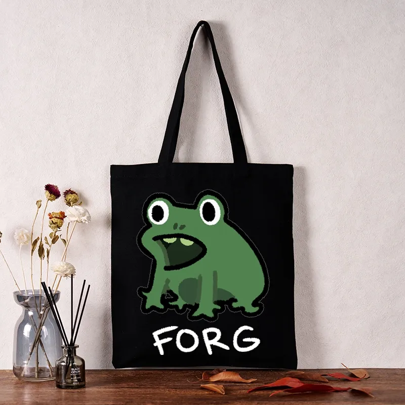Tokyo-Tiger Funny Forg Japan Tote Bag