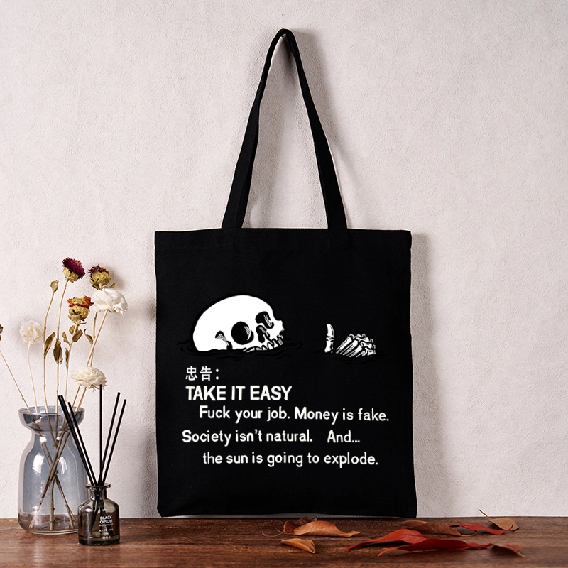 Tokyo-Tiger Skeleton Ridicule Tote Bag