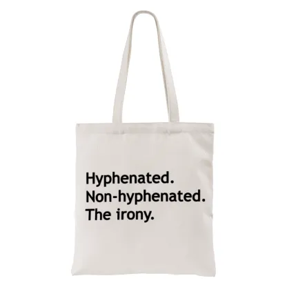 Tokyo-Tiger Hyphenated Funny Tote Bag