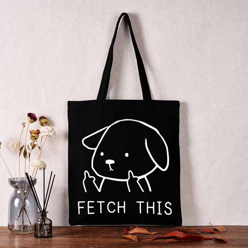 Tokyo-Tiger Fetch This Dog Tote Bag
