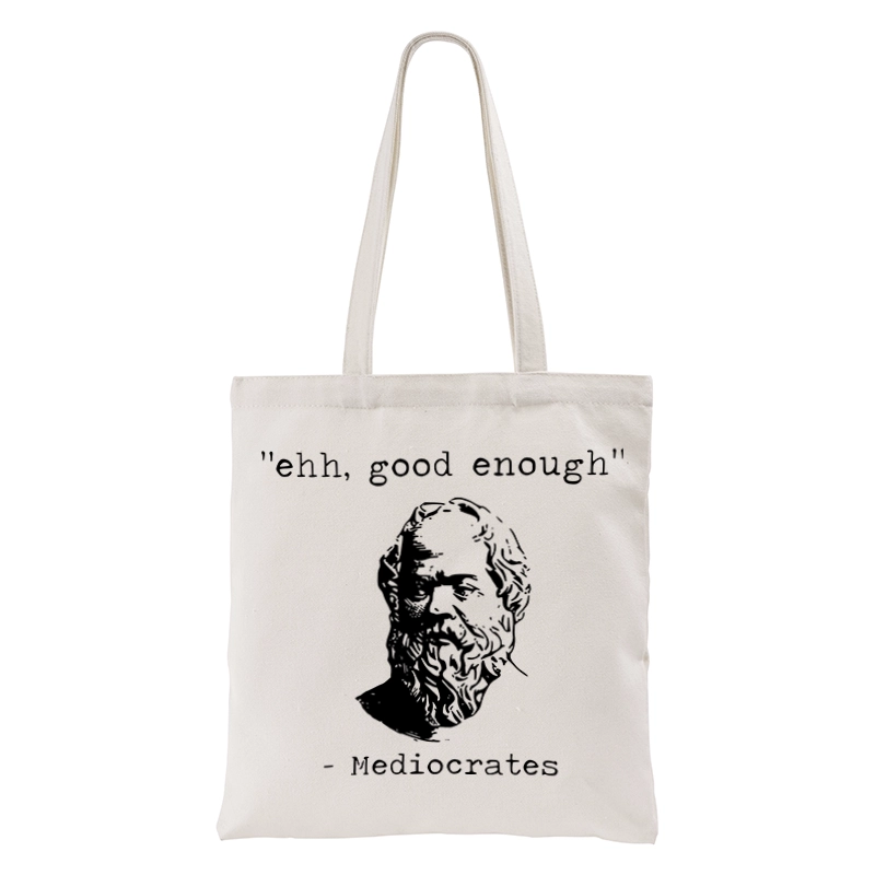 Tokyo-Tiger Mediocrates Meme Tote Bag