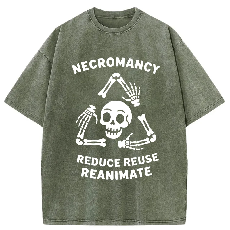 Tokyo-Tiger 3R Skull  Washed T-Shirt