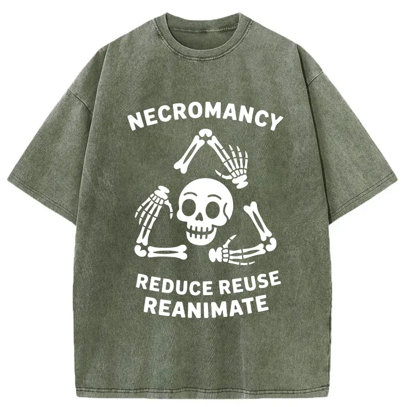 Tokyo-Tiger 3R Skull  Washed T-Shirt