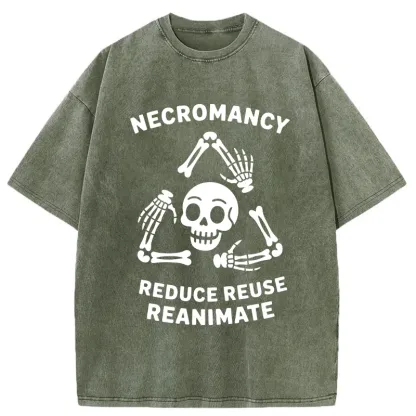 Tokyo-Tiger 3R Skull  Washed T-Shirt