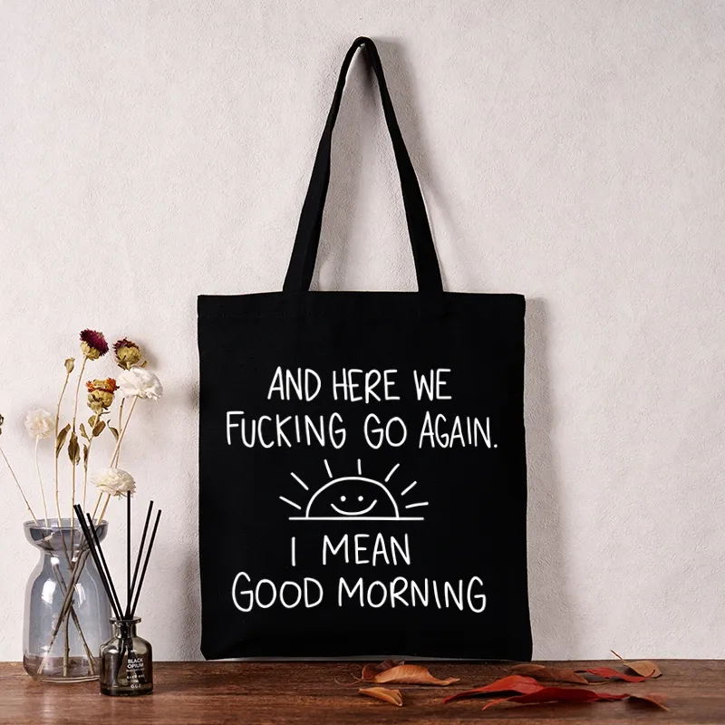 Tokyo-Tiger Different Meanings Of "Good Morning" Tote Bag