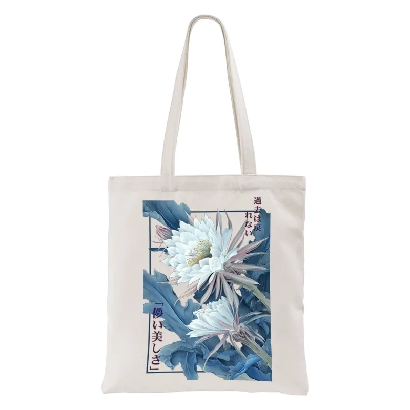Tokyo-Tiger Vintage Epiphyllum-Short-lived beauty Poster Tote Bag