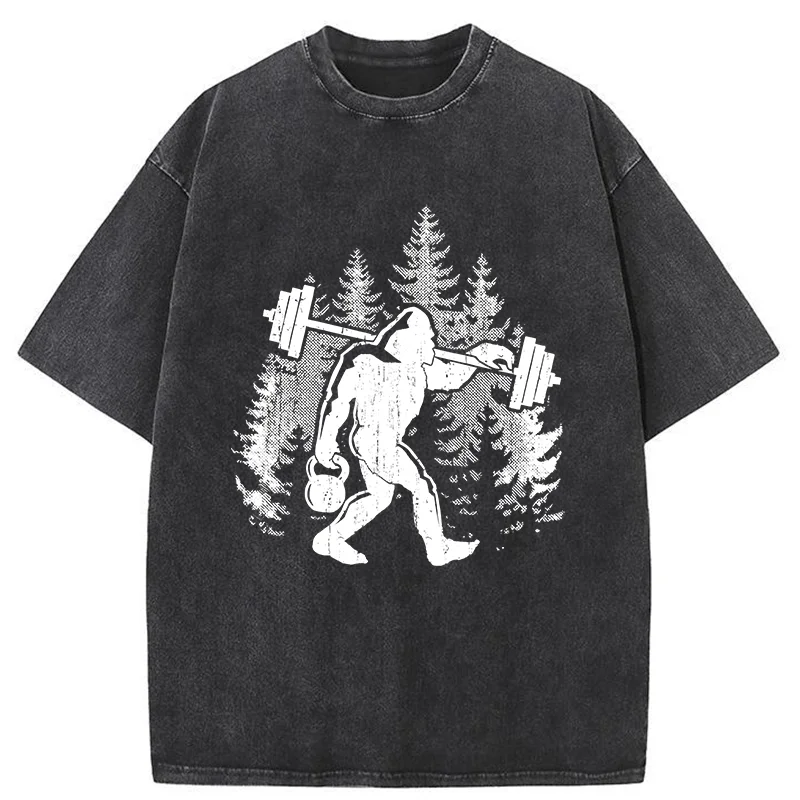 Tokyo-Tiger Bigfoot Workout Washed T-Shirt