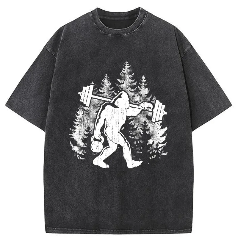 Tokyo-Tiger Bigfoot Workout Washed T-Shirt